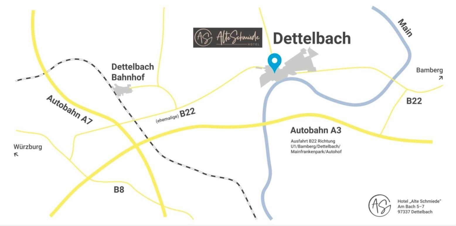 Aparthotel Alte Schmiede Dettelbach Εξωτερικό φωτογραφία